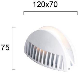 Terzo Light Светодиодная настенная шайба из алюминия  V4234200  - Вид №3