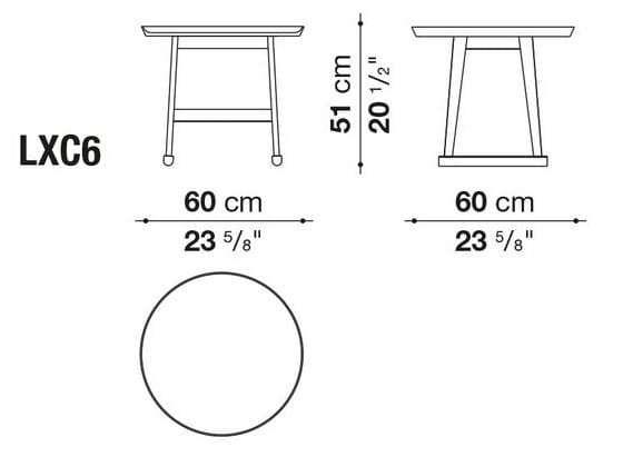 Журнальный столик из дуба Maxalto Recipio ' 14 ARCH-00030750 - Вид №2