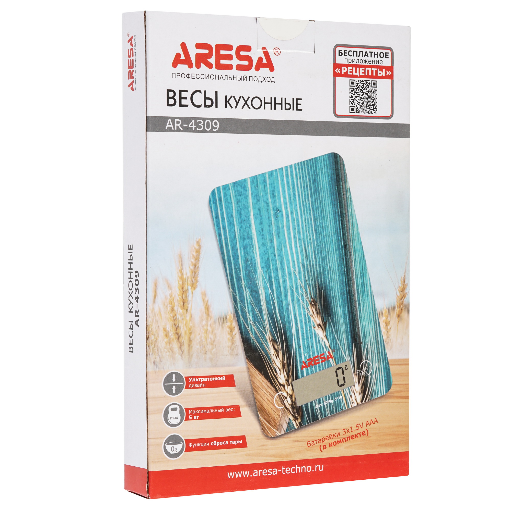 8192336 Кухонные весы ARESA AR-4309 разноцветный STDN-0103804 - Вид №6