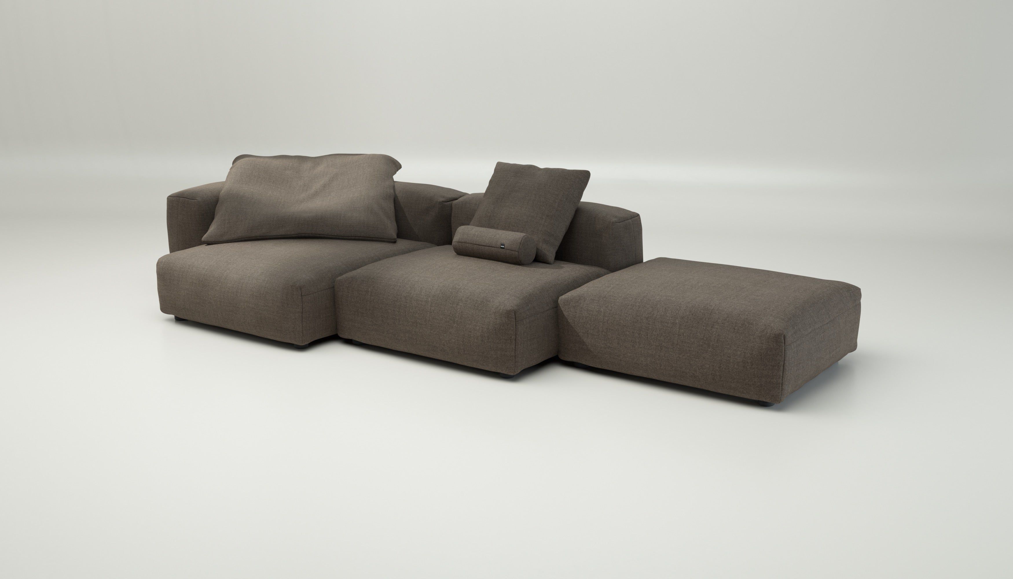 Модульный садовый диван с полуостровом vetsak Pique ARCH-00133737 - Вид №8