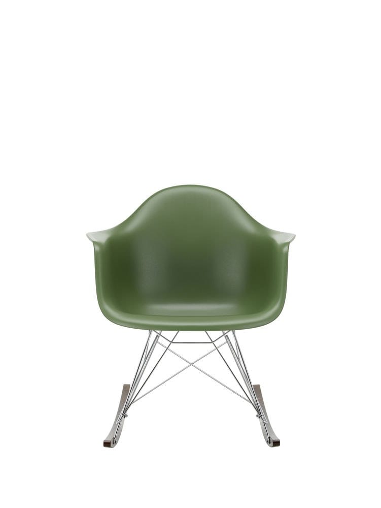 Мягкое тканевое кресло-качалка с подлокотниками VITRA Eames Plastic Chair ARCH-00023828 - Вид №207