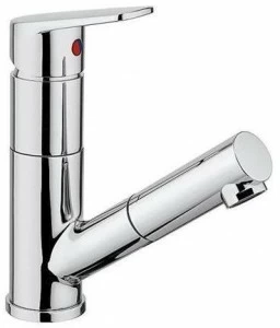 Rubinetterie Frattini Смеситель для раковины, однорычажный, с вытяжным душем Espresso