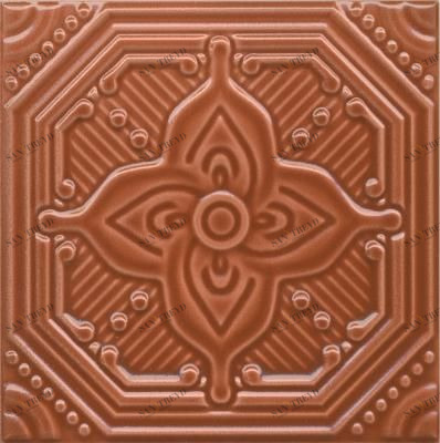 SSA005 Декор Салинас оранжевый 15*15 Kerama Marazzi sun-id-319691