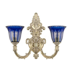 Бра настенное синее Bohemia Ivele GW 7109B15/2/21 BOHEMIA IVELE ПОД СТАРИНУ 00-3888972 Синий