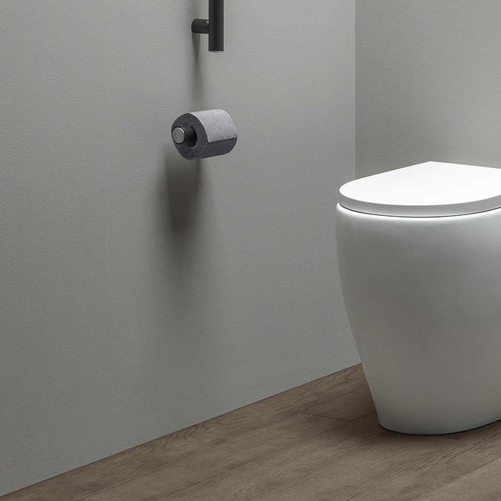 ELPRTNREVEVER Life Design Держатель туалетной бумаги - Elegance  Непрозрачный черный  - Вид №2