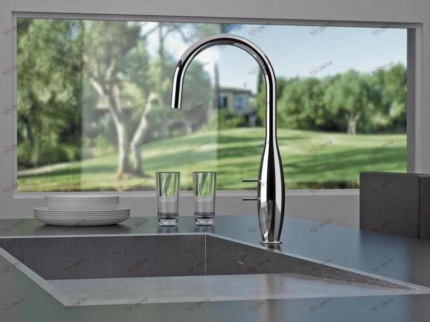 Remer Rubinetterie Смеситель кухонный с поворотным изливом Cucina Bk 72