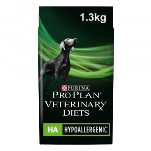 ПР0054773 Корм для собак Veterinary Diets HA Hypoallergenic при аллергических реакциях, сух. 1,3кг Pro Plan