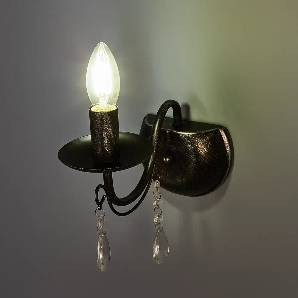 DE CITY Бра «Аврора» — классический настенный светильник для уютного интерьера 82312669 STLM-0024458 - Вид №1