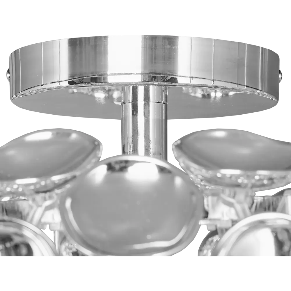 Люстра потолочная Lamplandia Mosca L1096-3, 3 лампы, 12 м², цвет серебристый STLM-2075318 - Вид №4