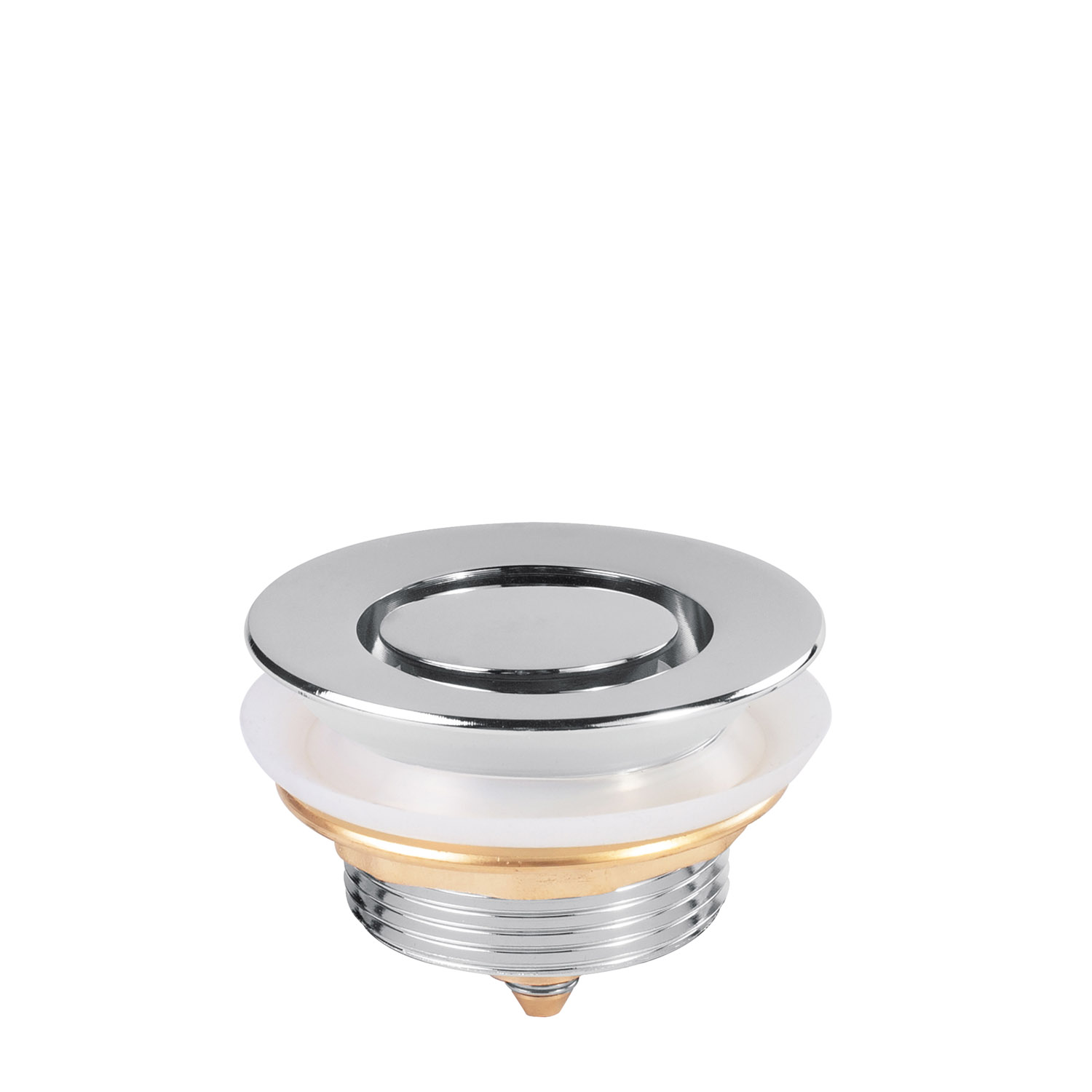 Сливной клапан Click-clack со скрытой заглушкой для ванны-134215027 TRES Drain