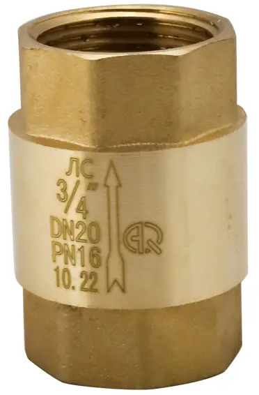 91229267 Обратный клапан с пластиковым сердечником Aqualink 3/4" STLM-0808122