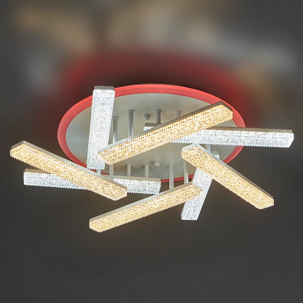 Люстра потолочная De City Оскар 8x10 Вт+22 Вт RGB LED 220 В с пультом управления STLM-2001293 - Вид №26