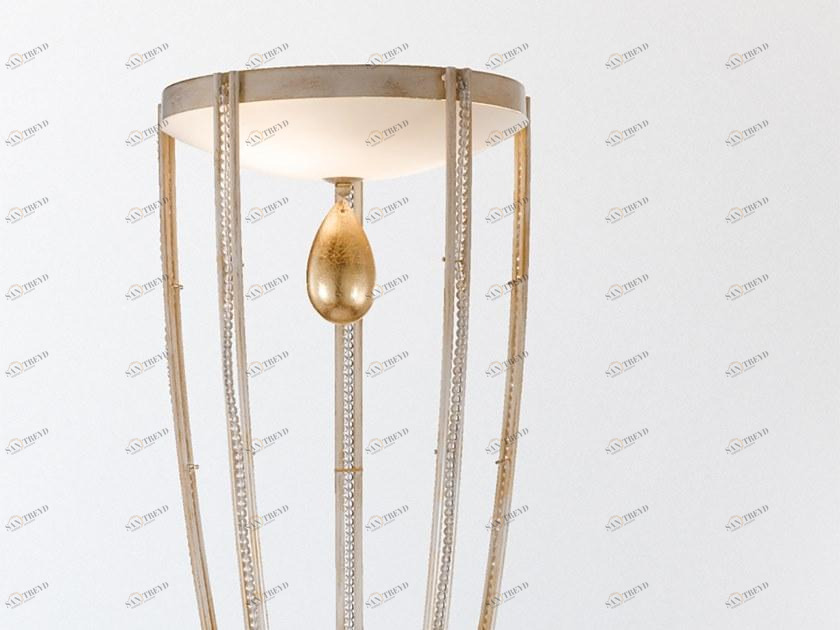 Masiero Торшер из металла с кристаллами Noblesse sun-id-1445683