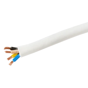 Провод Ореол ПВС 4x2.5 мм 100 м ГОСТ цвет белый