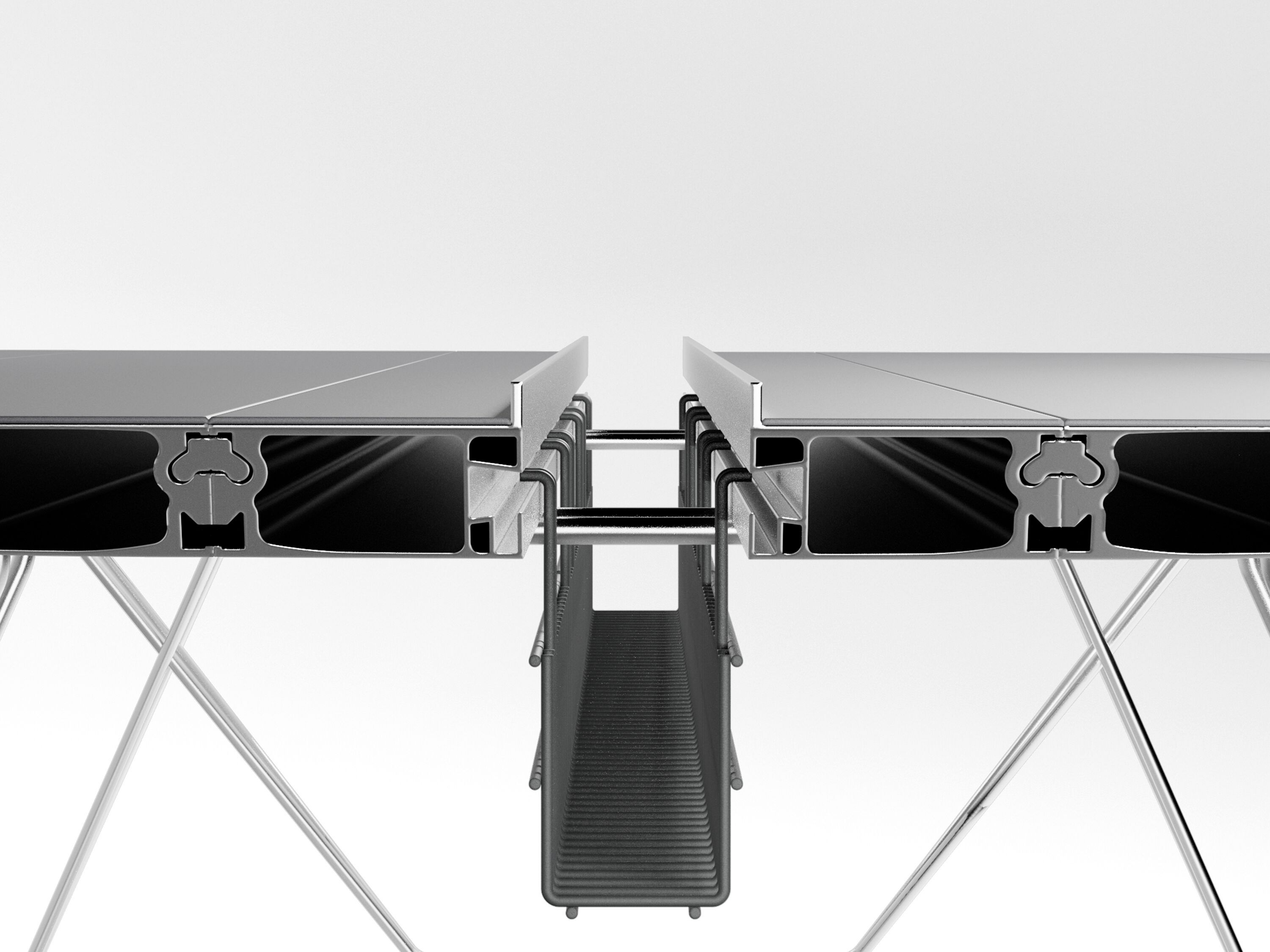 Прямоугольный алюминиевый стол для совещаний BD Barcelona Aluminium ARCH-00148460 - Вид №18