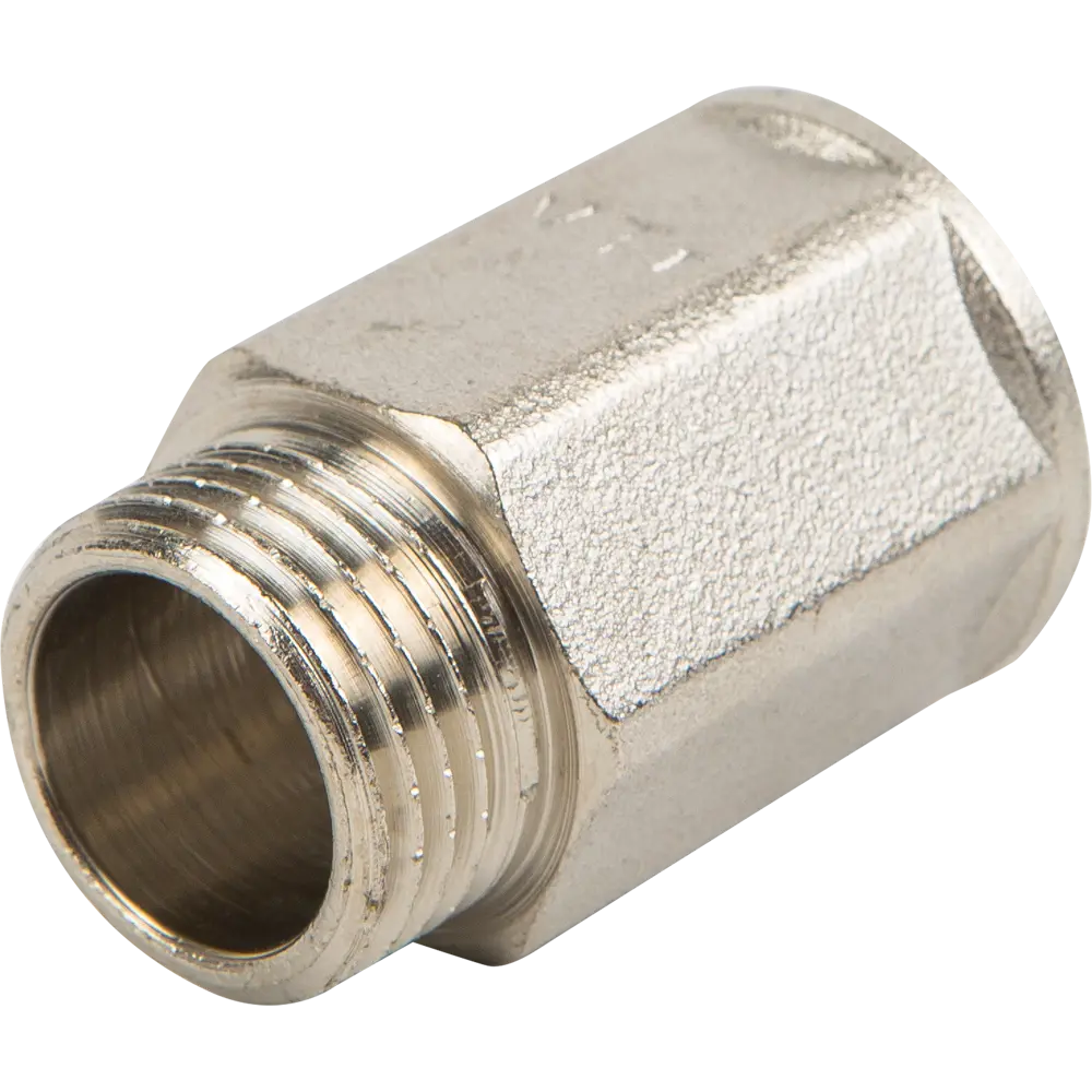 Удлинитель Valtec 1/2"х30 мм внутренняя-наружная резьба никелированная латунь 10507972 STLM-2092009 