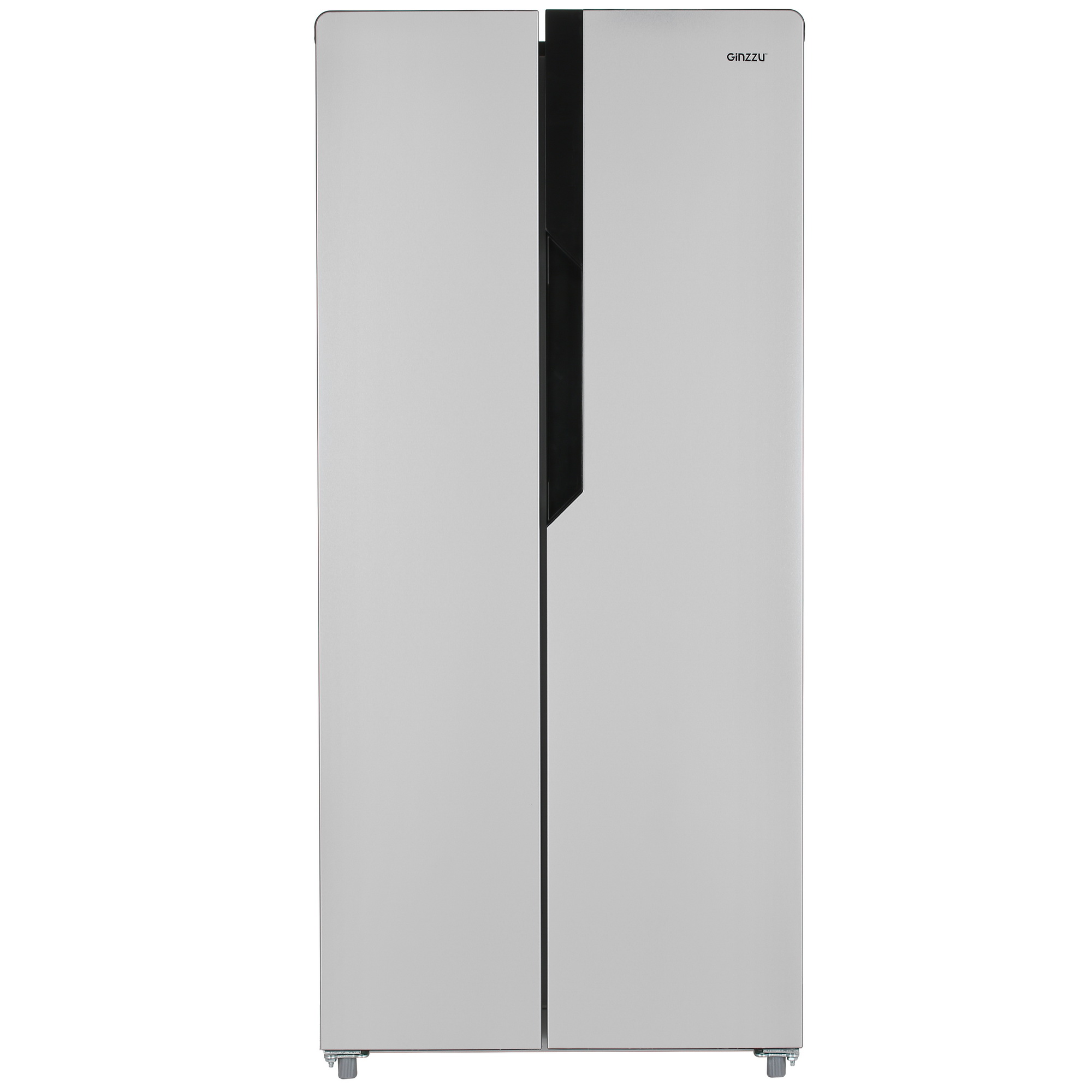8194003 Холодильник Side by Side   GiNZZU NFK-420 SbS серебристый STDN-0066271 - Вид №2