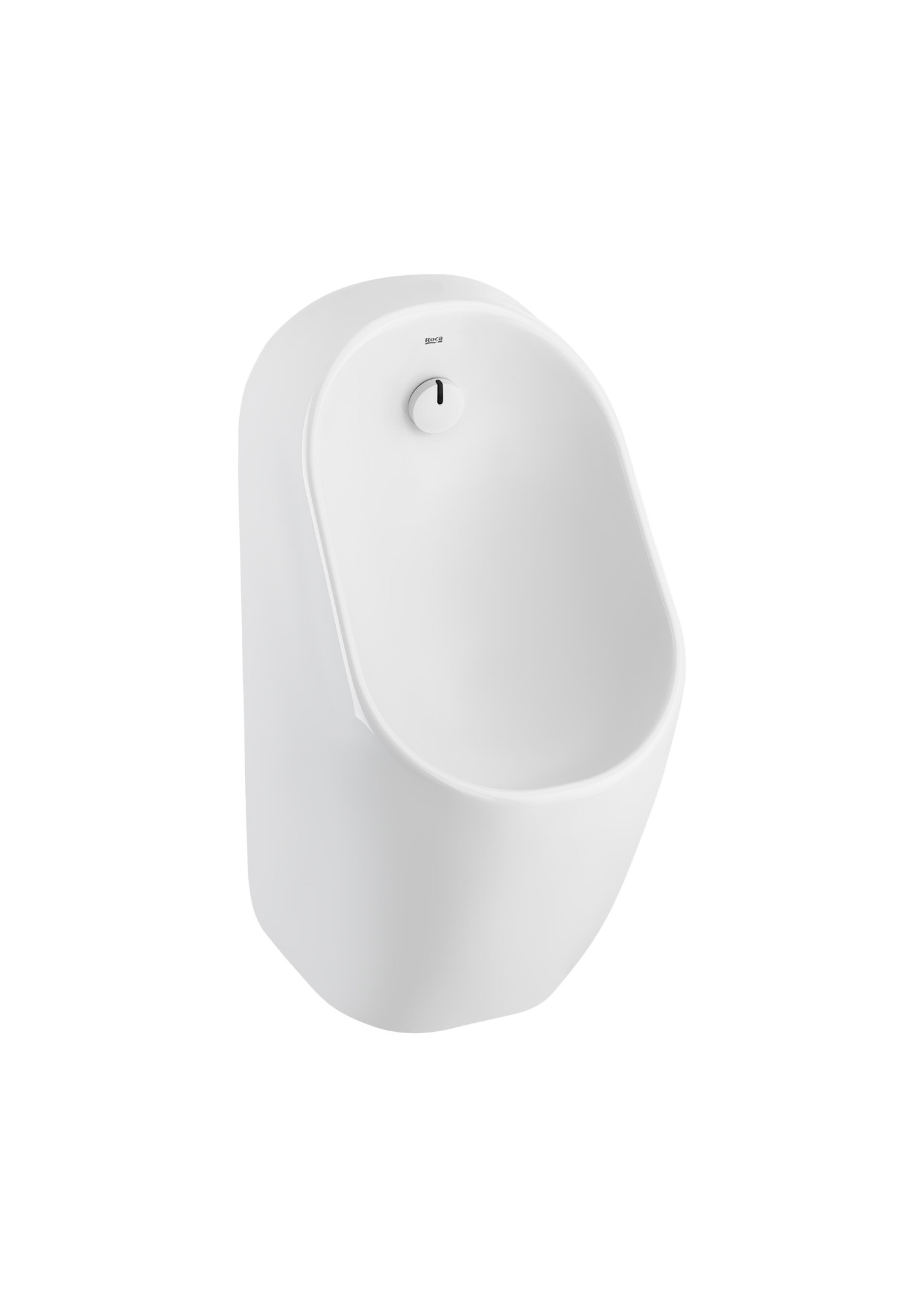 A3590J4000 Безободковый фарфоровый электронный писсуар с задним входом воды и питанием от аккумулятора ROCA Proton 