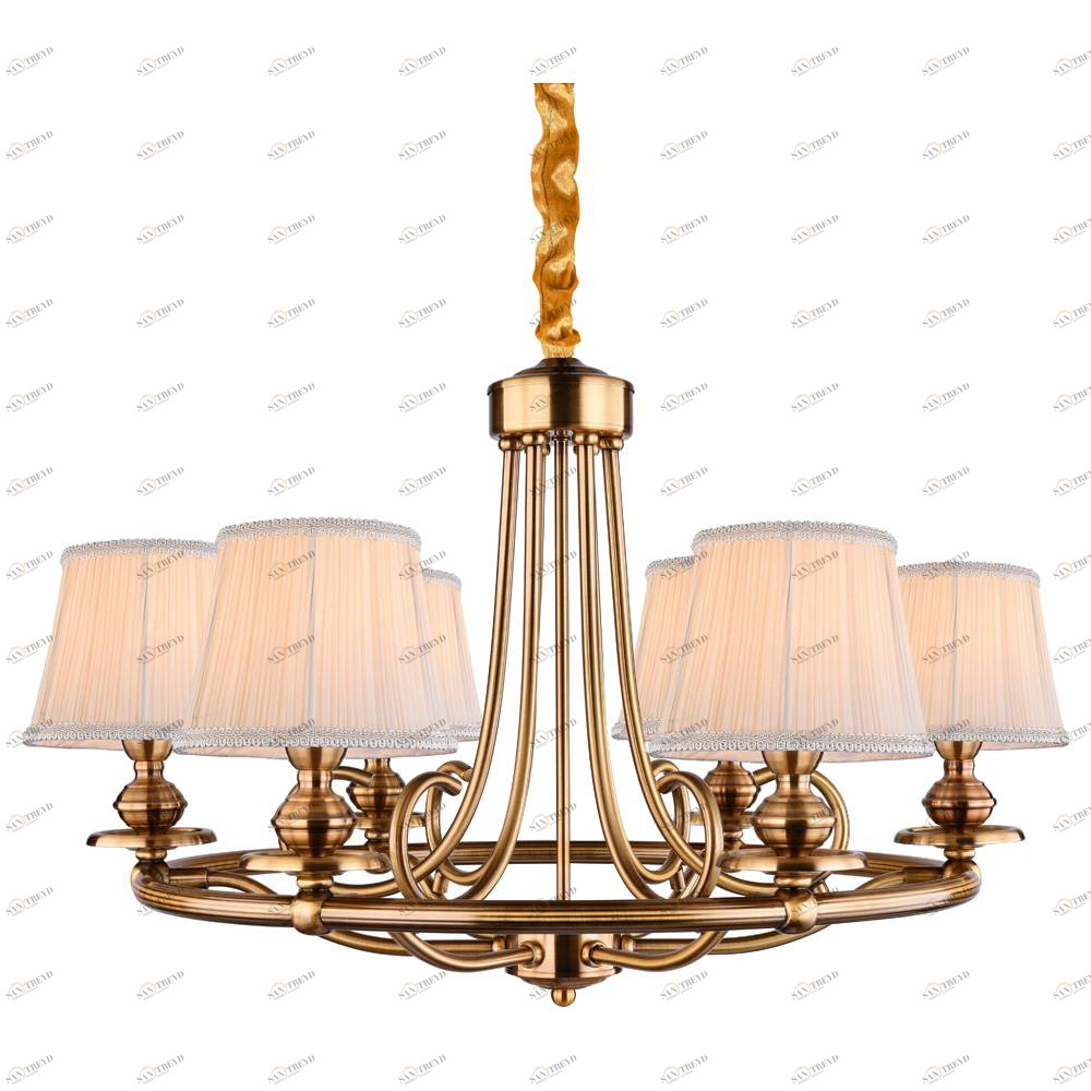 Люстра дизайнерская Seamus белая A5012LM-6RB ARTE LAMP ДИЗАЙНЕРСКИЕ, EMPIRE 056561 Белый 