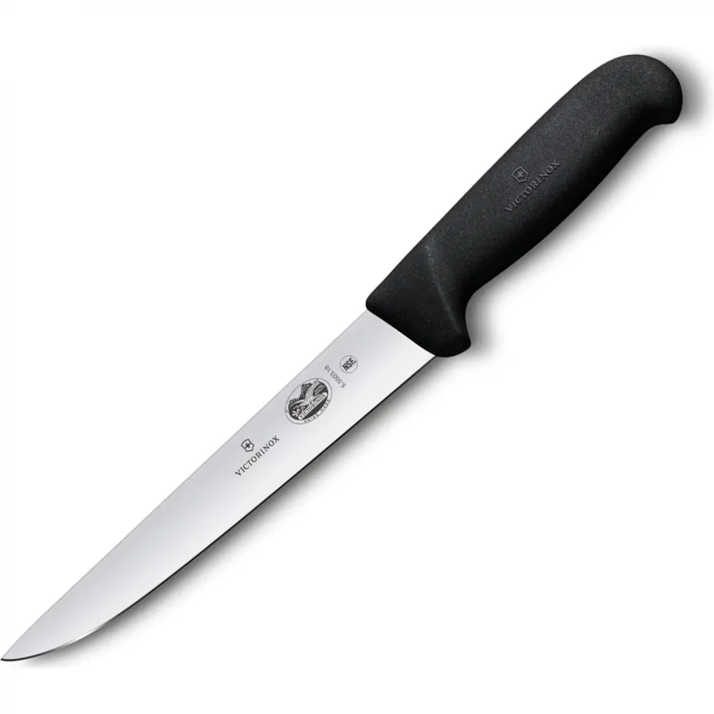 91358047 Кухонный нож обвалочный Victorinox лезвие 18 см цвет черный STLM-0881369