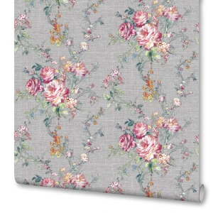 Обои флизелиновые Startdeco Полина серые 1.06 м 989217