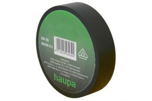 15624769 Изолента ПВХ 19 мм x 33 м черный 263882 HAUPA