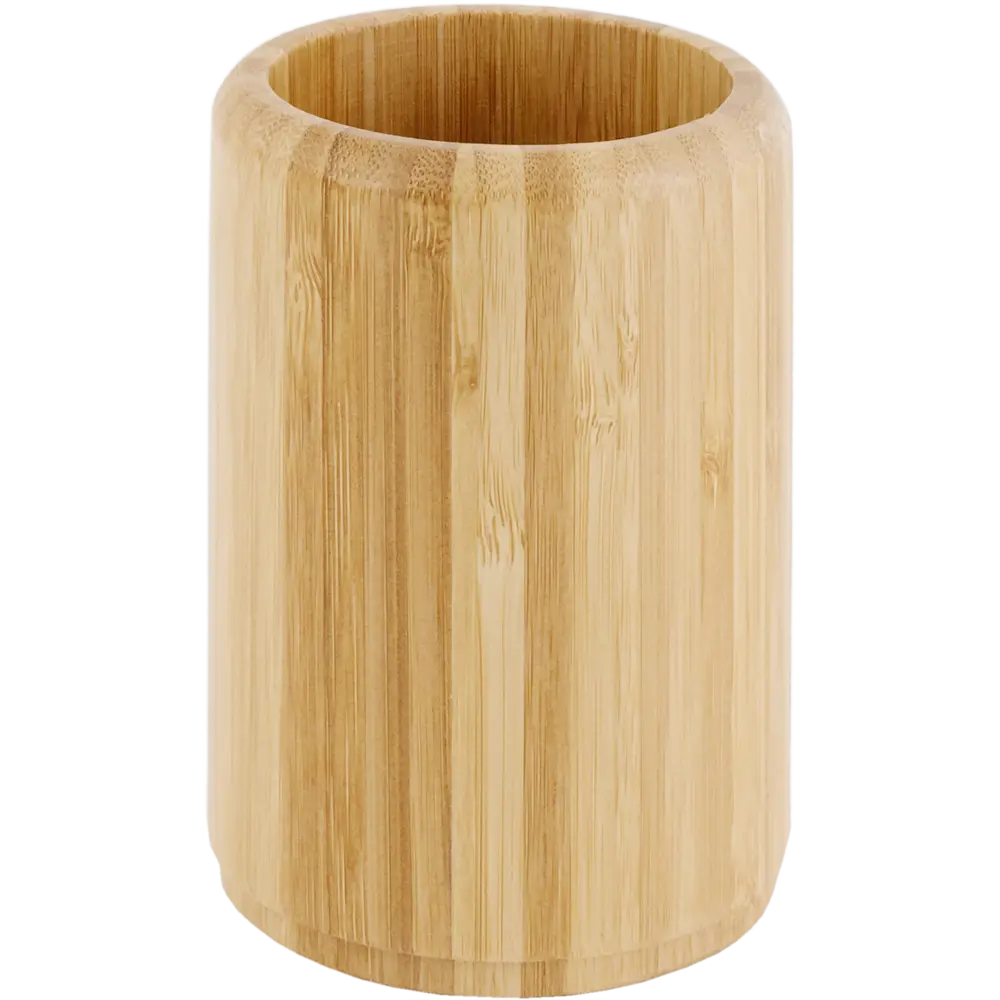 Стакан для зубных щёток Swensa Neox бамбук цвет бежевый STLM-2140172