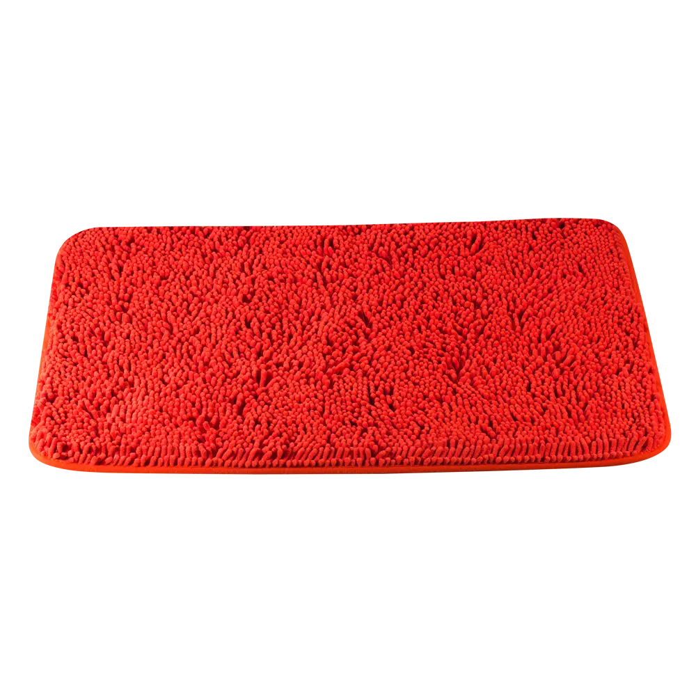 Коврик для ванной комнаты Cingolo, 50x80 см, полиэстер, цвет алый 82056915 STLM-2159776 Santreyd - Вид №1