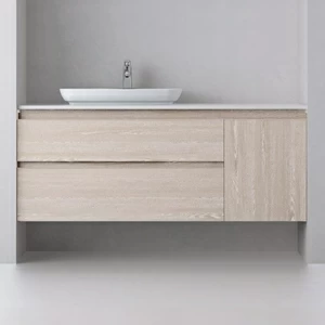 Avila Dos Тумба 160 (2 ящика, 1 дверка) с раковиной NOVA Color R6 Advance Trendy