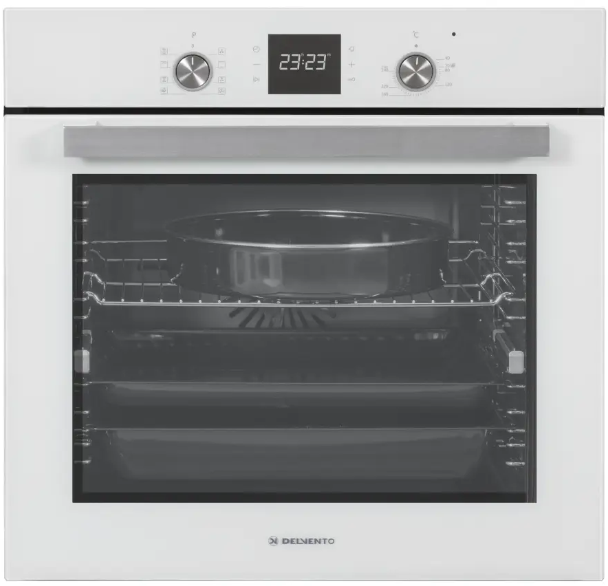 91376694 Электрический духовой шкаф Delvento V6EC68117 59.5x59.5x56.5 см цвет белый STLM-0886952