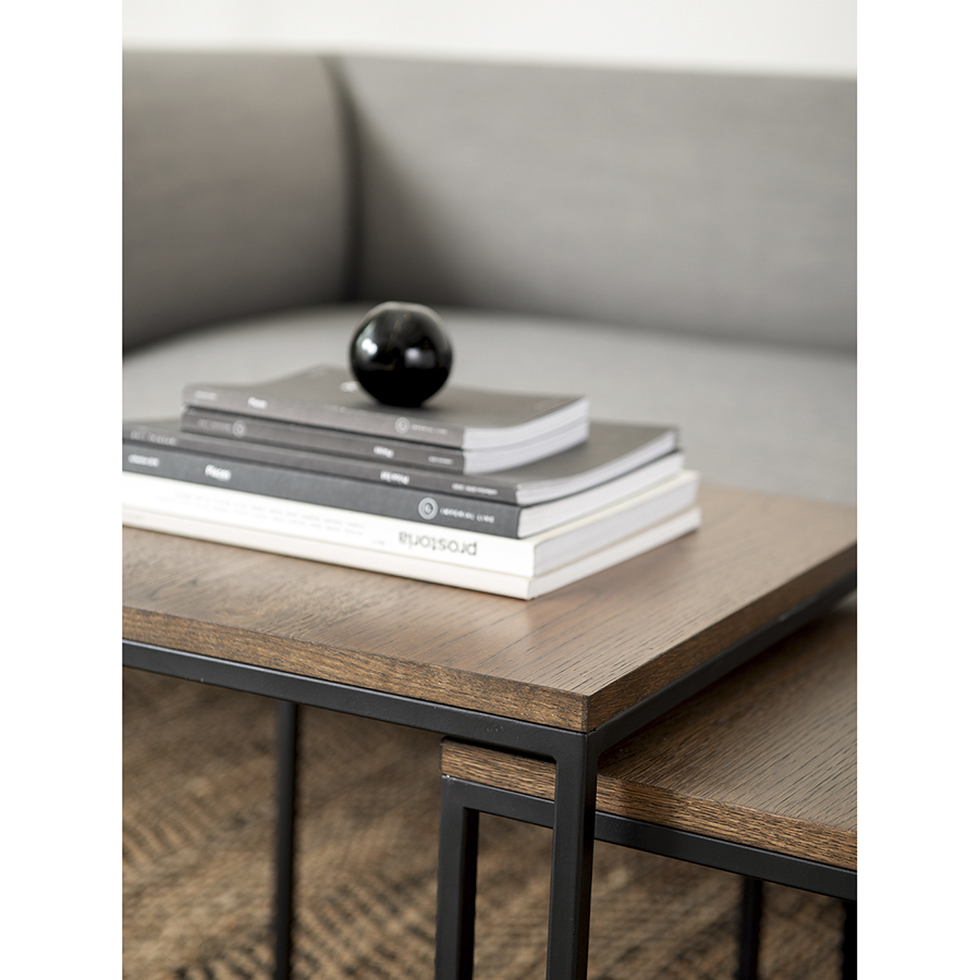 43383020 Набор столиков , rivoli, 3 шт., 50/45/40 см (куб) Unique Furniture  - Вид №6