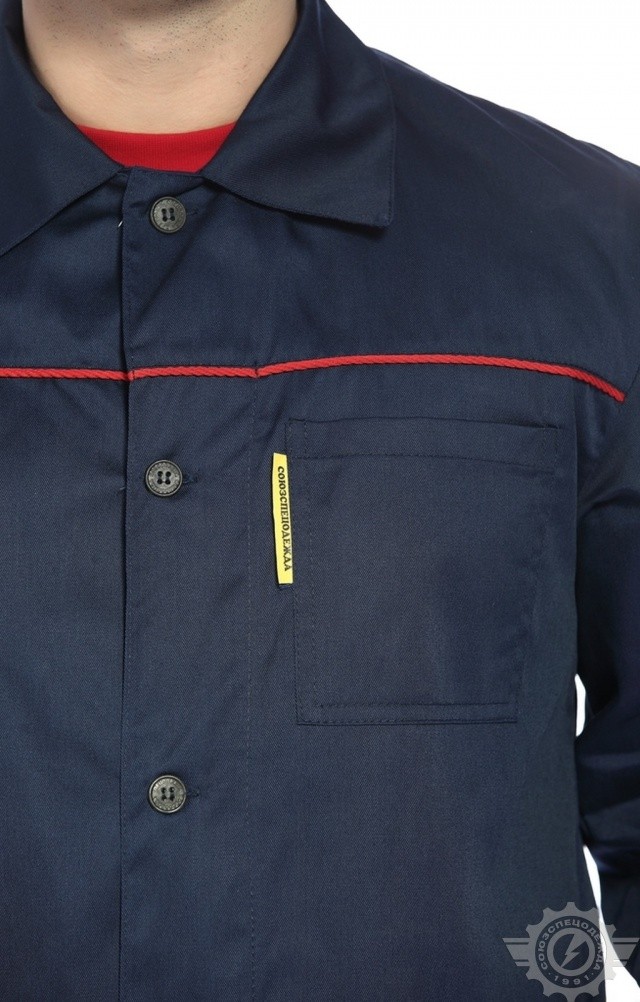 61013 Костюм "Труд-2" темно-синий  Летняя спецодежда  размер 56-58/170-176  - Вид №12