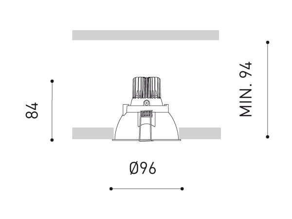 Алюминиевый светодиодный светильник Arkoslight Essentials ARCH-00117036 - Вид №2
