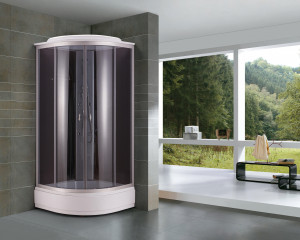 Душевая кабина NG- 3501-14G (900х900х2150) низкий поддон(26см) ГИДРОМАССАЖ стекло ТОНИРОВАННОЕ