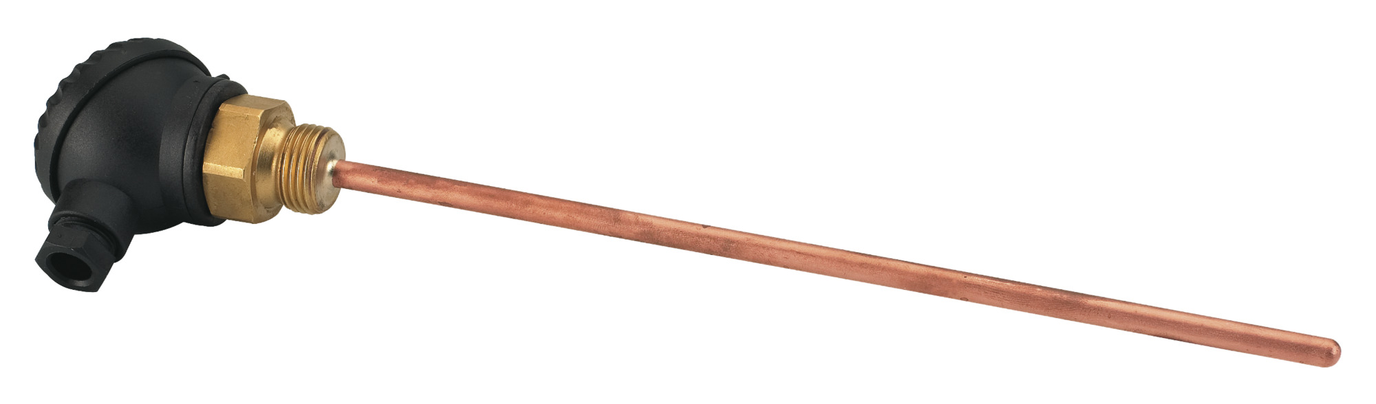 Danfoss Температурные датчики для погодных компенсаторов серии ECL Датчик т-ры погружной ESMU, медь, 100 мм 087B1180  - Вид №7