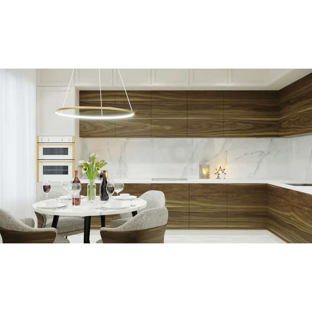 Стеновая панель ALUMOART Calacat Shadow белая 240x60 см 84548150 STLM-0051809 - Вид №3