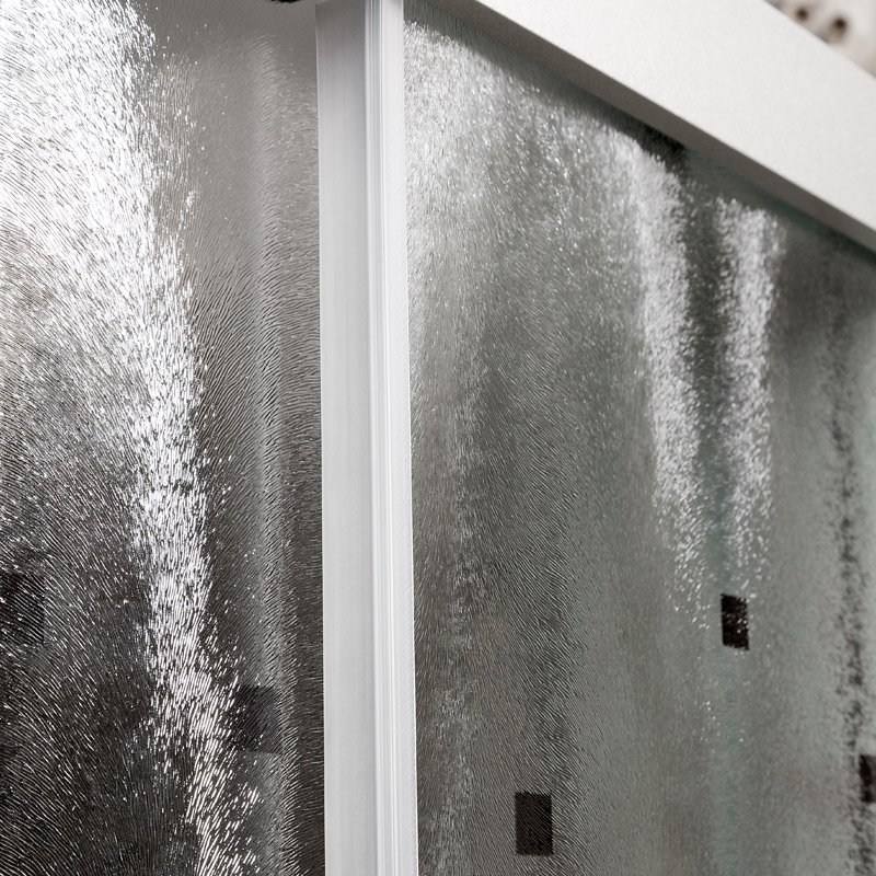 BМ4590 N LED с гм. BLACK Душевая кабина DETO Серия ВМ L 810 с гидромассажем BLACK - Вид №11