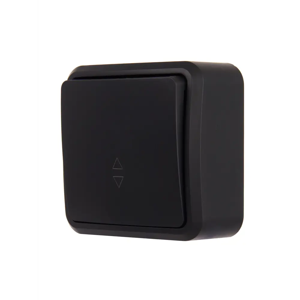 Проходной выключатель LEXMAN First — черный матовый, 1 клавиша 88780876 First 1 STLM-1108701 - Вид №1