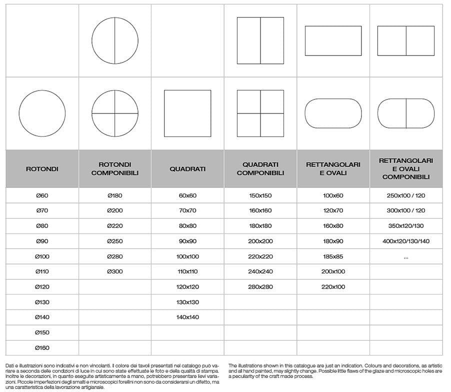 Прямоугольный стол из лавового камня Grandi Maioliche Ficola классическая ARCH-00150472 - Вид №2