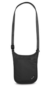 10139100 Кошелек на шею 10139 V75 RFID Blocking Neck Pouch PacSafe Coversafe