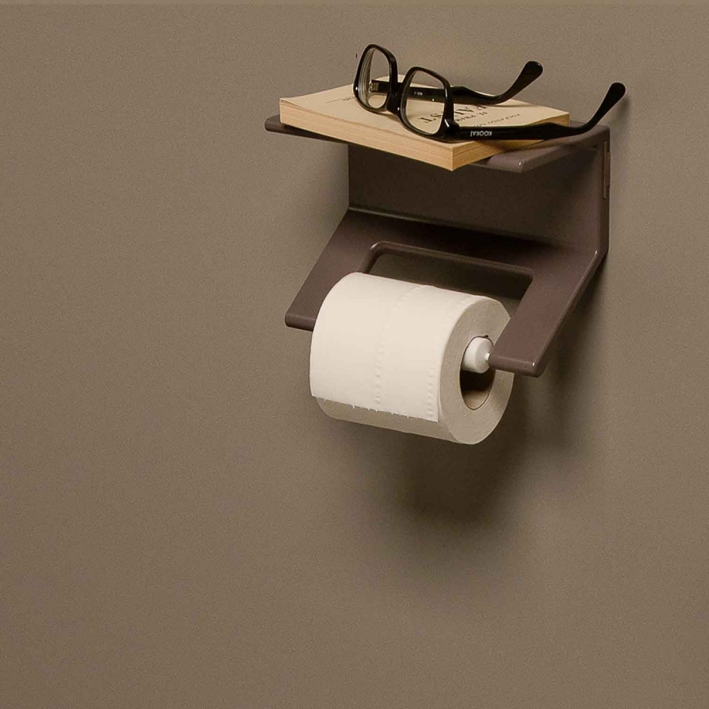 EVLI101EVER Life Design Держатель туалетной бумаги с полкой - Lissom Lissom Непрозрачный серый - Вид №6