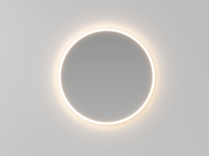 Круглое зеркало со встроенным настенным освещением