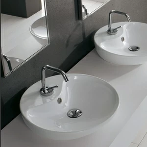 8098 Накладная раковина на столешницу  овальная Scarabeo Ceramiche