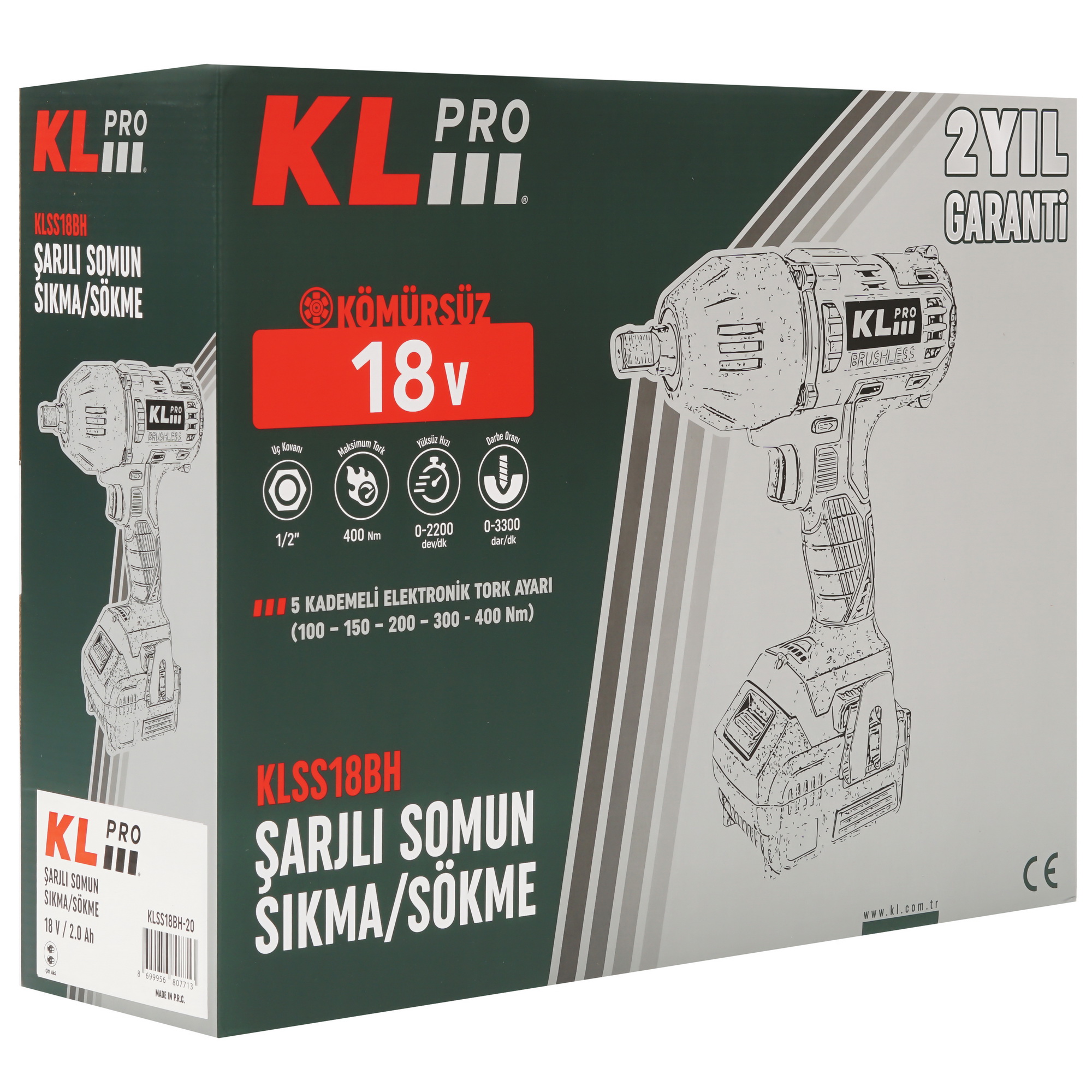 Гайковерт KLPRO KLSS18BH-20 9154027 STDN-0009786 - Вид №9