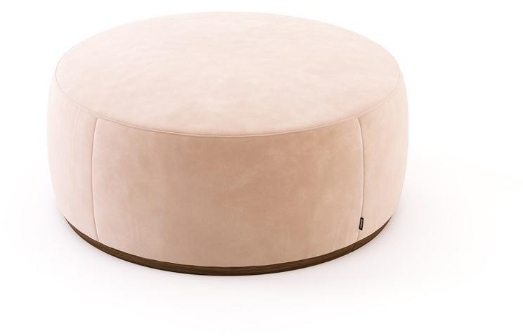 Domkapa Круглый бархатный пуф  Dkh14  - Вид №3