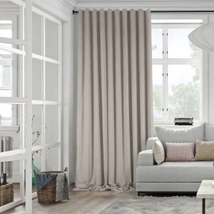 89392368 Штора на ленте со скрытыми петлями Kreaforta Рим 200x310 см цвет бежевый STLM-1415570