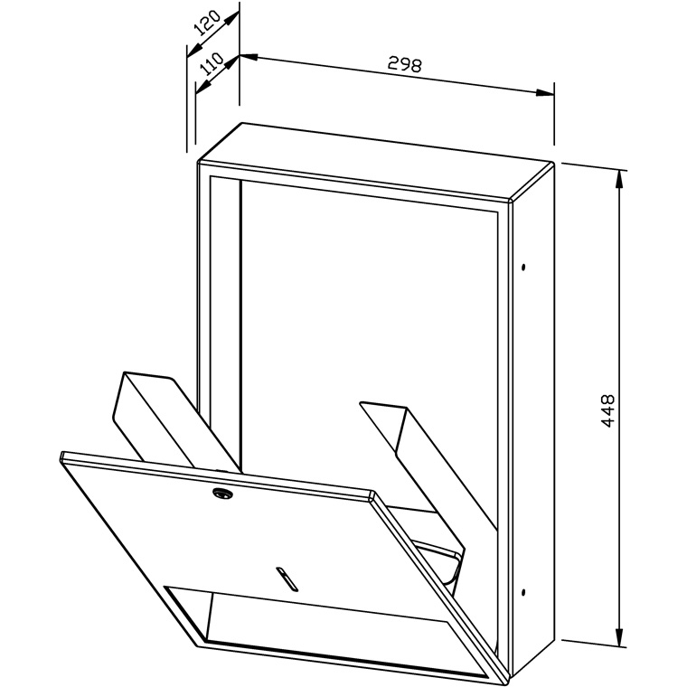 727579 Диспенсер для бумажных полотенец WP112 WAGNER_EWAR A-LINE Wagner Ewar  - Вид №1