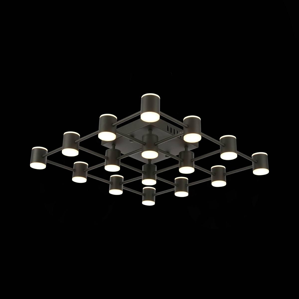 Потолочный светодиодный светильник черный Formolla SL1597.402.16 ST LUCE ДИЗАЙНЕРСКИЕ, FORMOLLA 00-3890679 Черный  - Вид №2