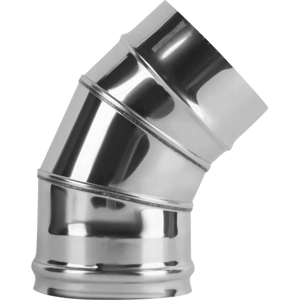 Колено 3 секции Металлик и Ко угол 135 (430/0.5 мм) D120 мм STLM-2055767 - Вид №1