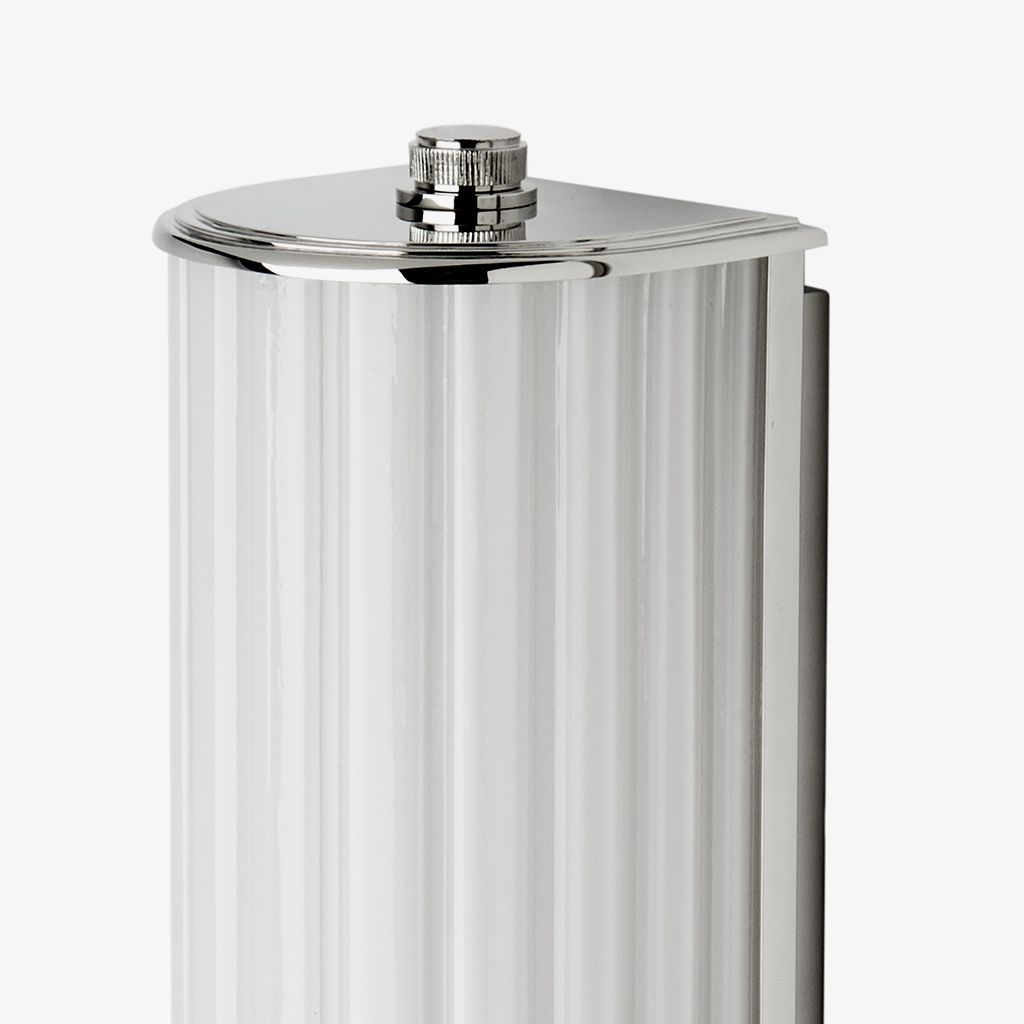 FRLT03 Настенный двойной бра Foro с рифленым стеклянным плафоном Waterworks - Вид №1